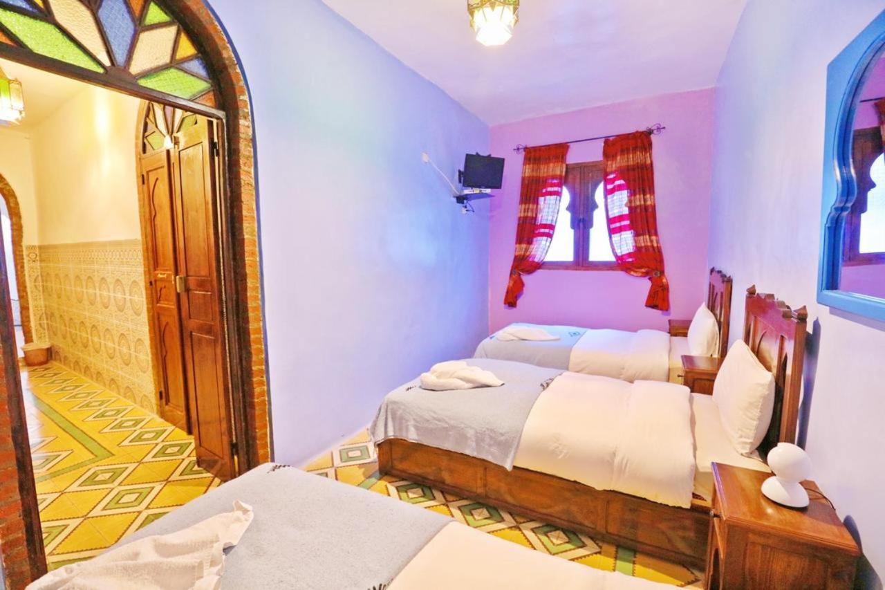 Aymane Rooftop Budget Panoramic Hotel Chefchaouen Exteriör bild