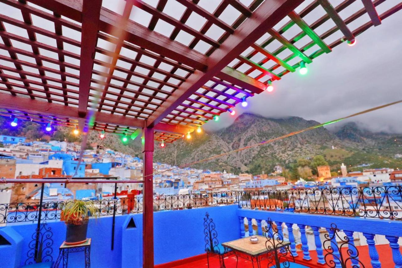 Aymane Rooftop Budget Panoramic Hotel Chefchaouen Exteriör bild