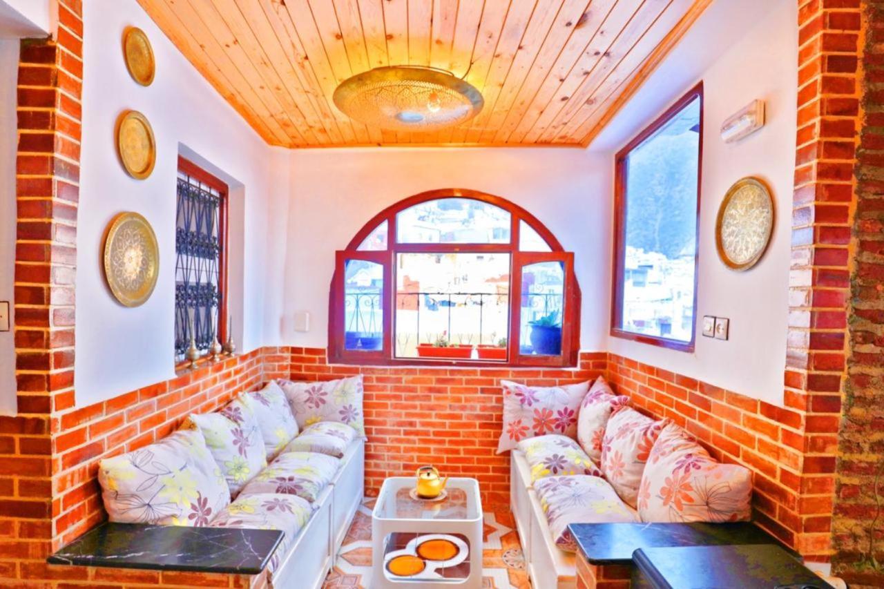 Aymane Rooftop Budget Panoramic Hotel Chefchaouen Exteriör bild
