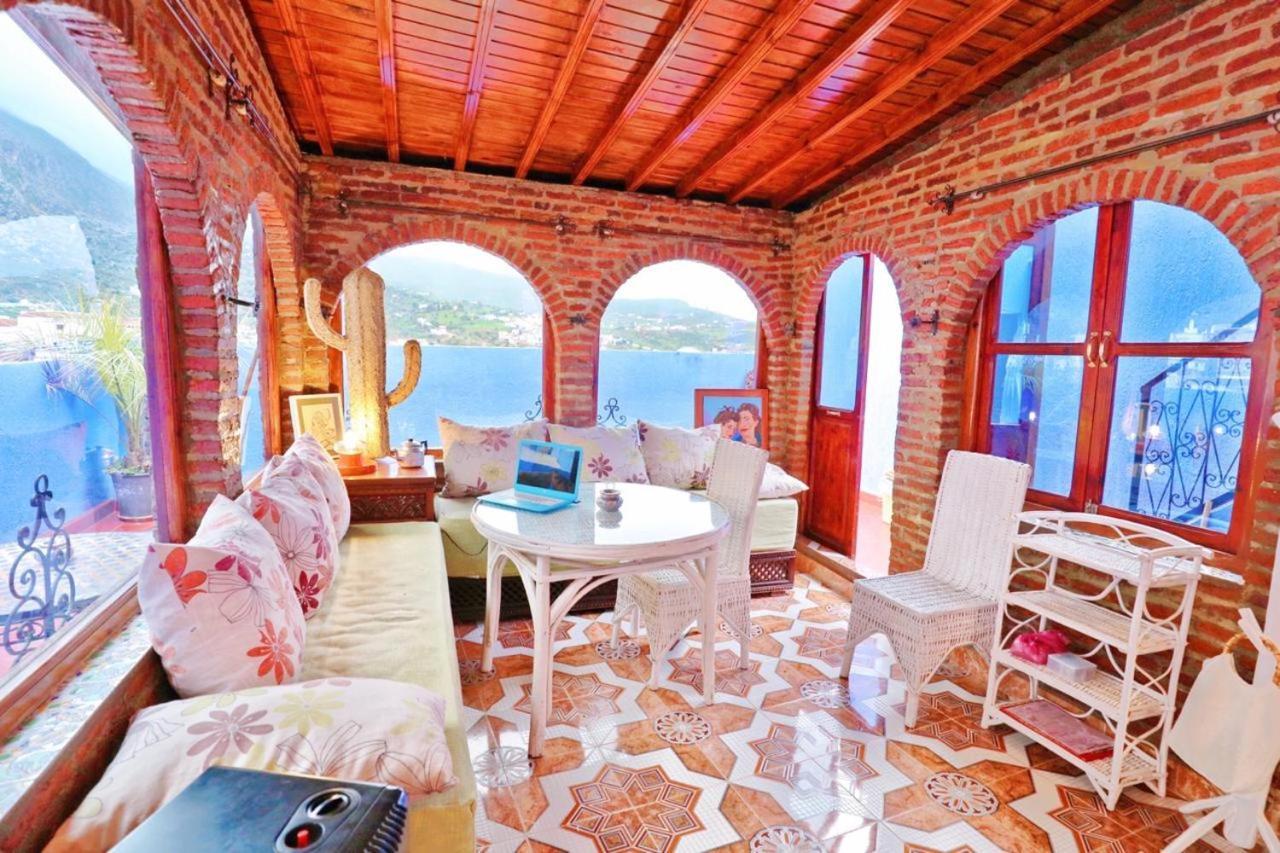 Aymane Rooftop Budget Panoramic Hotel Chefchaouen Exteriör bild